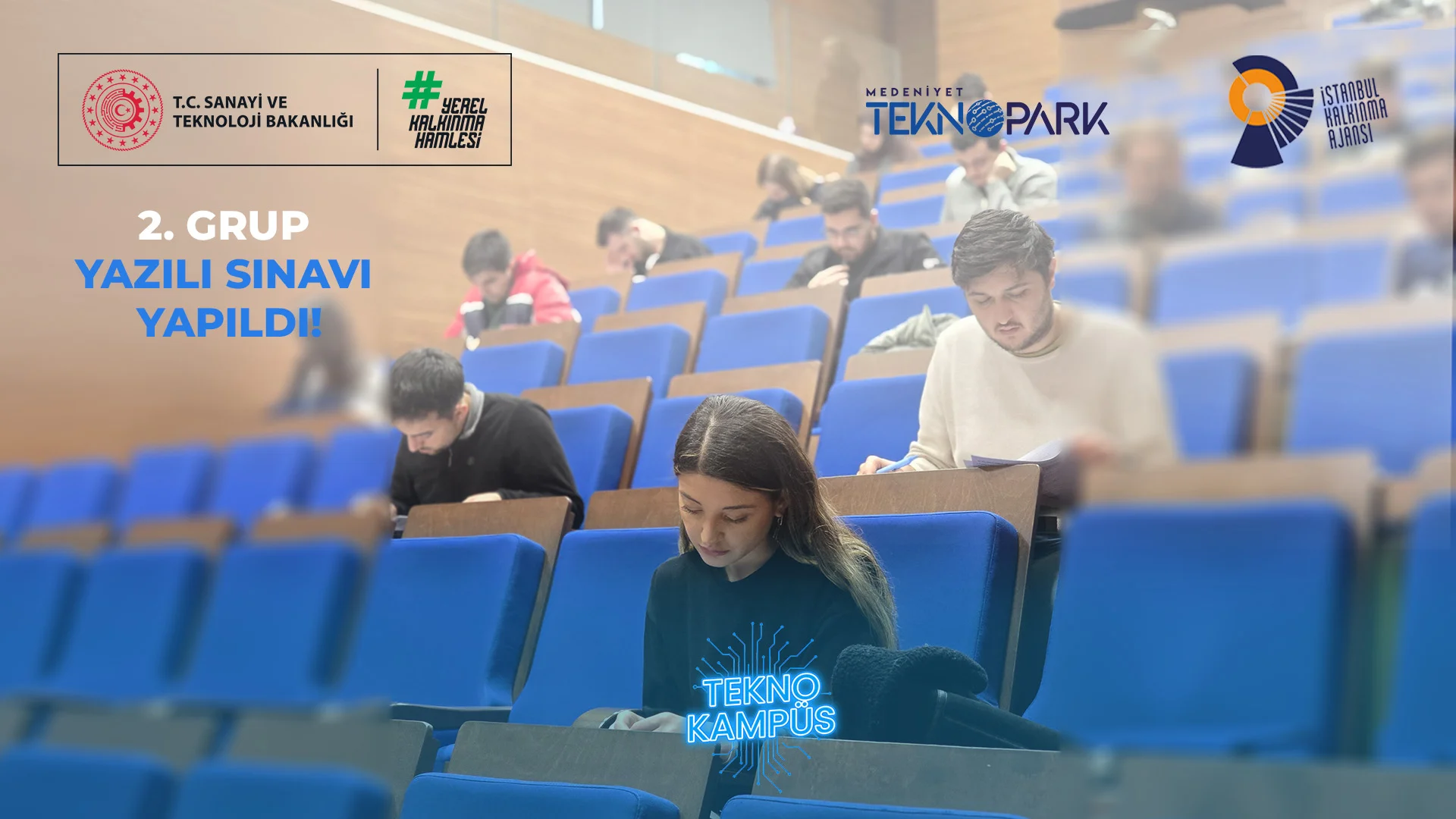 TeknoKampüs 2. Grup Yazılı Sınavı Başarıyla Tamamlandı!